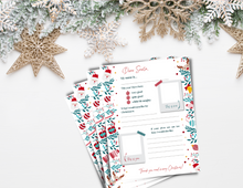 Load image into Gallery viewer, Santa Was Here Kit - Santa's ID, Nice List Certificate, Letters to Santa & Santa's Official Seal