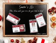 Load image into Gallery viewer, Santa Was Here Kit - Santa's ID, Nice List Certificate, Letters to Santa & Santa's Official Seal