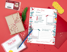 Load image into Gallery viewer, Santa Was Here Kit - Santa's ID, Nice List Certificate, Letters to Santa & Santa's Official Seal