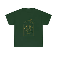 Load image into Gallery viewer, Aries Zodiac Constellation and Flowers - Astrology and Horoscope T-Shirt