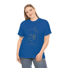 Load image into Gallery viewer, Aquarius Zodiac Constellation and Flowers - Astrology and Horoscope T-Shirt