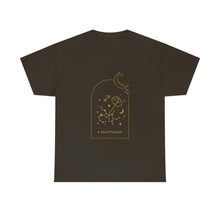 Load image into Gallery viewer, Sagittarius Zodiac Constellation and Flowers - Astrology and Horoscope T-Shirt