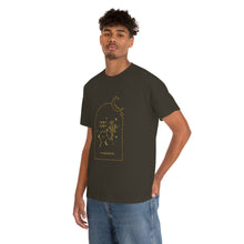 Load image into Gallery viewer, Aquarius Zodiac Constellation and Flowers - Astrology and Horoscope T-Shirt