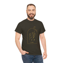Load image into Gallery viewer, Libra Zodiac Constellation and Flowers - Astrology and Horoscope T-Shirt