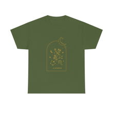 Load image into Gallery viewer, Scorpio Zodiac Constellation and Flowers - Astrology and Horoscope T-Shirt