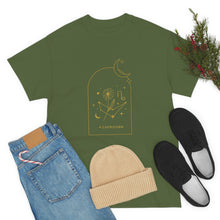 Load image into Gallery viewer, Capricorn Zodiac Constellation and Flowers - Astrology and Horoscope T-Shirt