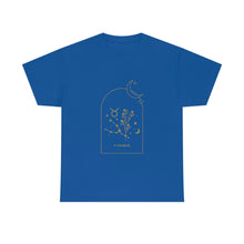 Load image into Gallery viewer, Taurus Zodiac Constellation and Flowers - Astrology and Horoscope T-Shirt
