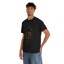 Load image into Gallery viewer, Leo Zodiac Constellation and Flowers - Astrology and Horoscope T-Shirt