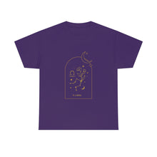 Load image into Gallery viewer, Libra Zodiac Constellation and Flowers - Astrology and Horoscope T-Shirt