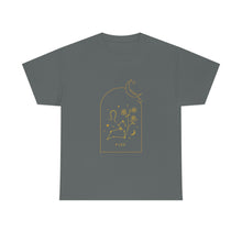 Load image into Gallery viewer, Leo Zodiac Constellation and Flowers - Astrology and Horoscope T-Shirt