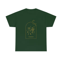 Load image into Gallery viewer, Aquarius Zodiac Constellation and Flowers - Astrology and Horoscope T-Shirt