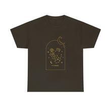 Load image into Gallery viewer, Virgo Zodiac Constellation and Flowers - Astrology and Horoscope T-Shirt