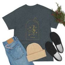 Load image into Gallery viewer, Pisces Zodiac Constellation and Flowers - Astrology and Horoscope T-Shirt