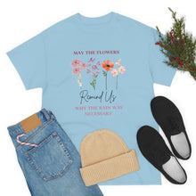 Load image into Gallery viewer, Perseverance Blooms: Floral T-Shirt with Inspiring Message
