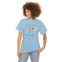 Load image into Gallery viewer, Perseverance Blooms: Floral T-Shirt with Inspiring Message