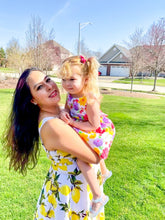 Load image into Gallery viewer, Woman and girl outside wearing dresses and matching earrings