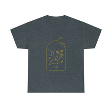 Load image into Gallery viewer, Leo Zodiac Constellation and Flowers - Astrology and Horoscope T-Shirt