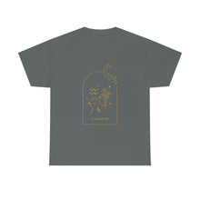 Load image into Gallery viewer, Aquarius Zodiac Constellation and Flowers - Astrology and Horoscope T-Shirt