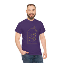 Load image into Gallery viewer, Leo Zodiac Constellation and Flowers - Astrology and Horoscope T-Shirt