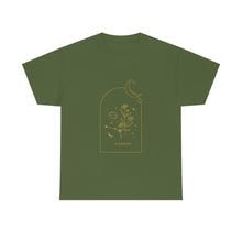 Load image into Gallery viewer, Cancer Zodiac Constellation and Flowers - Astrology and Horoscope T-Shirt