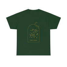 Load image into Gallery viewer, Sagittarius Zodiac Constellation and Flowers - Astrology and Horoscope T-Shirt