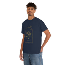 Load image into Gallery viewer, Aquarius Zodiac Constellation and Flowers - Astrology and Horoscope T-Shirt