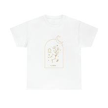 Load image into Gallery viewer, Libra Zodiac Constellation and Flowers - Astrology and Horoscope T-Shirt