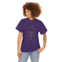 Load image into Gallery viewer, Taurus Zodiac Constellation and Flowers - Astrology and Horoscope T-Shirt
