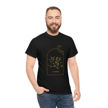 Load image into Gallery viewer, Taurus Zodiac Constellation and Flowers - Astrology and Horoscope T-Shirt
