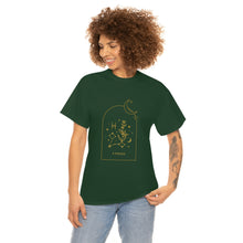 Load image into Gallery viewer, Pisces Zodiac Constellation and Flowers - Astrology and Horoscope T-Shirt
