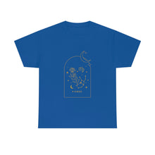 Load image into Gallery viewer, Virgo Zodiac Constellation and Flowers - Astrology and Horoscope T-Shirt
