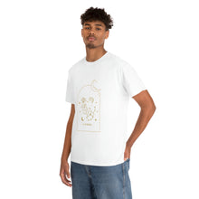 Load image into Gallery viewer, Virgo Zodiac Constellation and Flowers - Astrology and Horoscope T-Shirt
