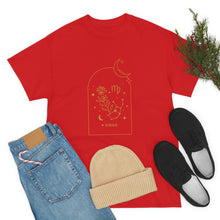 Load image into Gallery viewer, Virgo Zodiac Constellation and Flowers - Astrology and Horoscope T-Shirt

