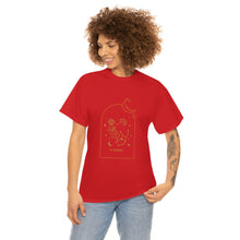 Load image into Gallery viewer, Virgo Zodiac Constellation and Flowers - Astrology and Horoscope T-Shirt
