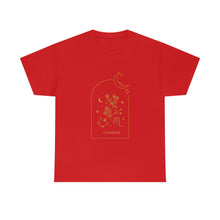 Load image into Gallery viewer, Scorpio Zodiac Constellation and Flowers - Astrology and Horoscope T-Shirt

