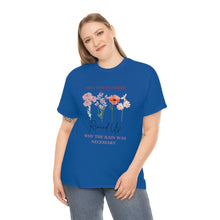 Load image into Gallery viewer, Perseverance Blooms: Floral T-Shirt with Inspiring Message
