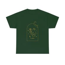 Load image into Gallery viewer, Virgo Zodiac Constellation and Flowers - Astrology and Horoscope T-Shirt
