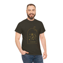 Load image into Gallery viewer, Capricorn Zodiac Constellation and Flowers - Astrology and Horoscope T-Shirt
