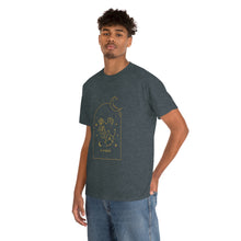 Load image into Gallery viewer, Virgo Zodiac Constellation and Flowers - Astrology and Horoscope T-Shirt
