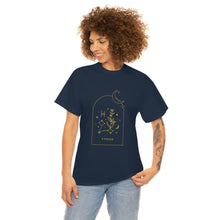 Load image into Gallery viewer, Pisces Zodiac Constellation and Flowers - Astrology and Horoscope T-Shirt
