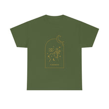 Load image into Gallery viewer, Aquarius Zodiac Constellation and Flowers - Astrology and Horoscope T-Shirt
