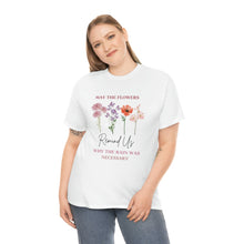 Load image into Gallery viewer, Perseverance Blooms: Floral T-Shirt with Inspiring Message
