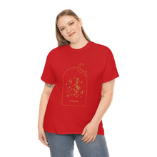 Load image into Gallery viewer, Pisces Zodiac Constellation and Flowers - Astrology and Horoscope T-Shirt
