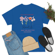 Load image into Gallery viewer, Perseverance Blooms: Floral T-Shirt with Inspiring Message
