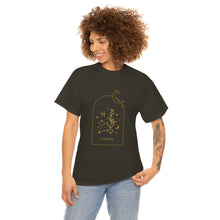 Load image into Gallery viewer, Pisces Zodiac Constellation and Flowers - Astrology and Horoscope T-Shirt
