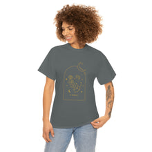 Load image into Gallery viewer, Virgo Zodiac Constellation and Flowers - Astrology and Horoscope T-Shirt
