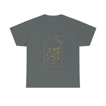 Load image into Gallery viewer, Leo Zodiac Constellation and Flowers - Astrology and Horoscope T-Shirt
