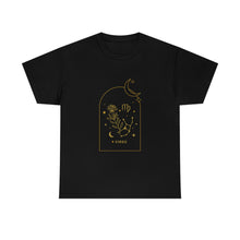 Load image into Gallery viewer, Virgo Zodiac Constellation and Flowers - Astrology and Horoscope T-Shirt
