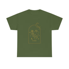 Load image into Gallery viewer, Virgo Zodiac Constellation and Flowers - Astrology and Horoscope T-Shirt

