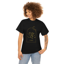 Load image into Gallery viewer, Taurus Zodiac Constellation and Flowers - Astrology and Horoscope T-Shirt
